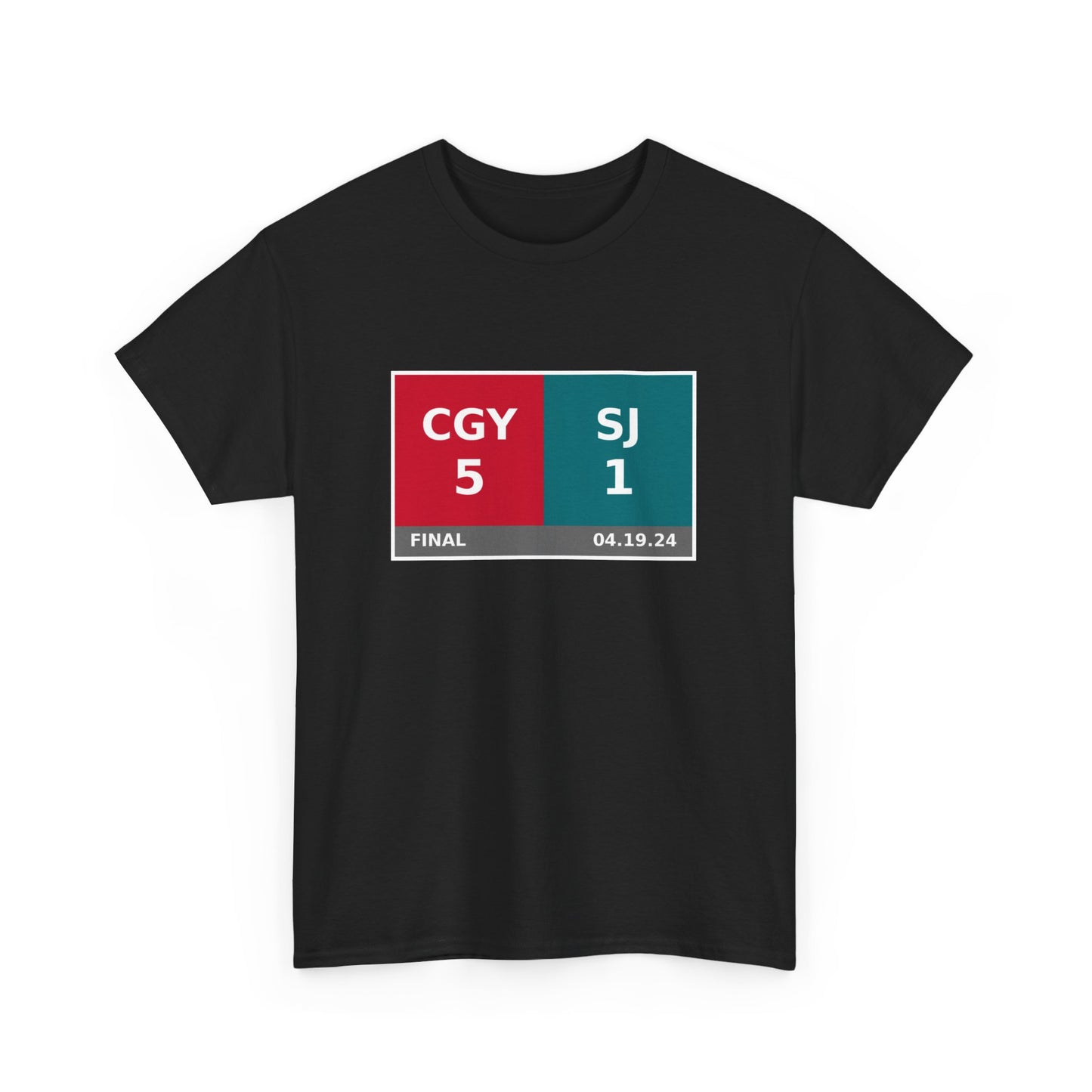 CGY vs SJ Scoreboard Tee 04.19.24