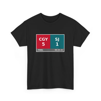 CGY vs SJ Scoreboard Tee 04.19.24