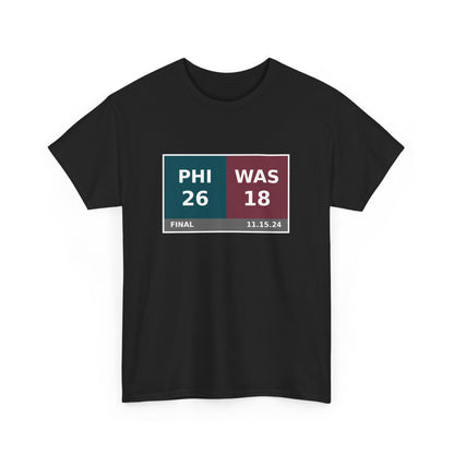 PHI vs WAS Scoreboard Tee 11.15.24