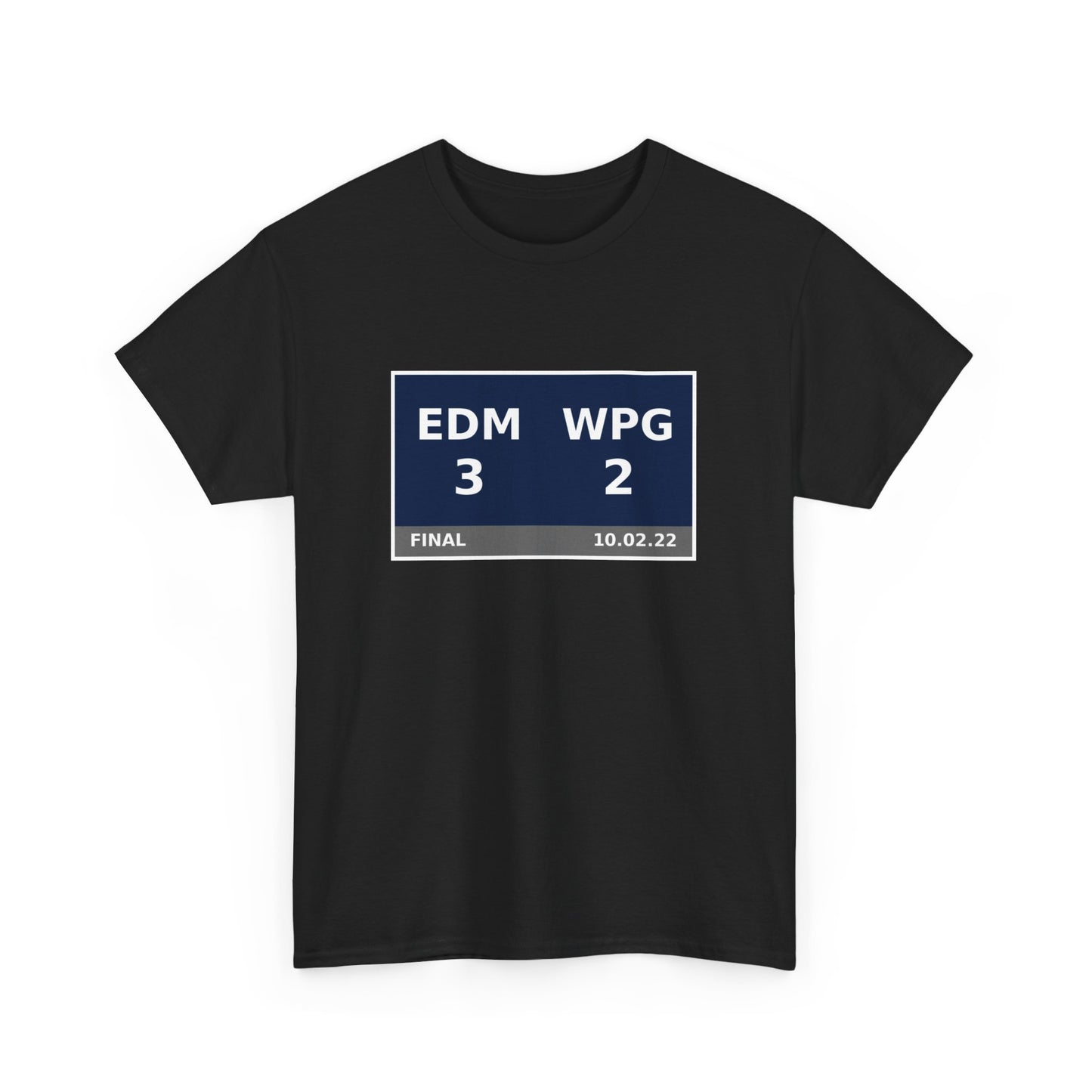 EDM vs WPG Scoreboard Tee 10.02.22