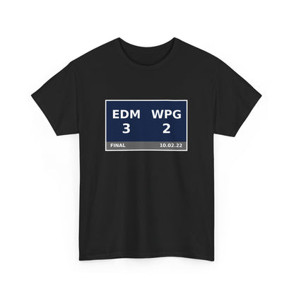 EDM vs WPG Scoreboard Tee 10.02.22