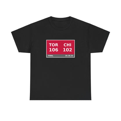 TOR vs CHI Scoreboard Tee 10.18.23