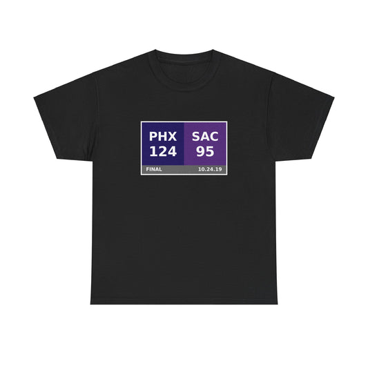 PHX vs SAC Scoreboard Tee 10.24.19