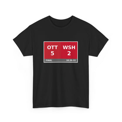 OTT vs WSH Scoreboard Tee 10.20.22