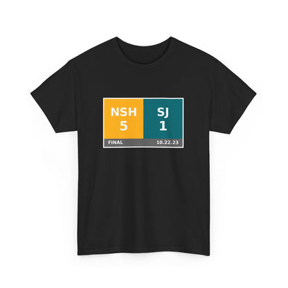 NSH vs SJ Scoreboard Tee 10.22.23