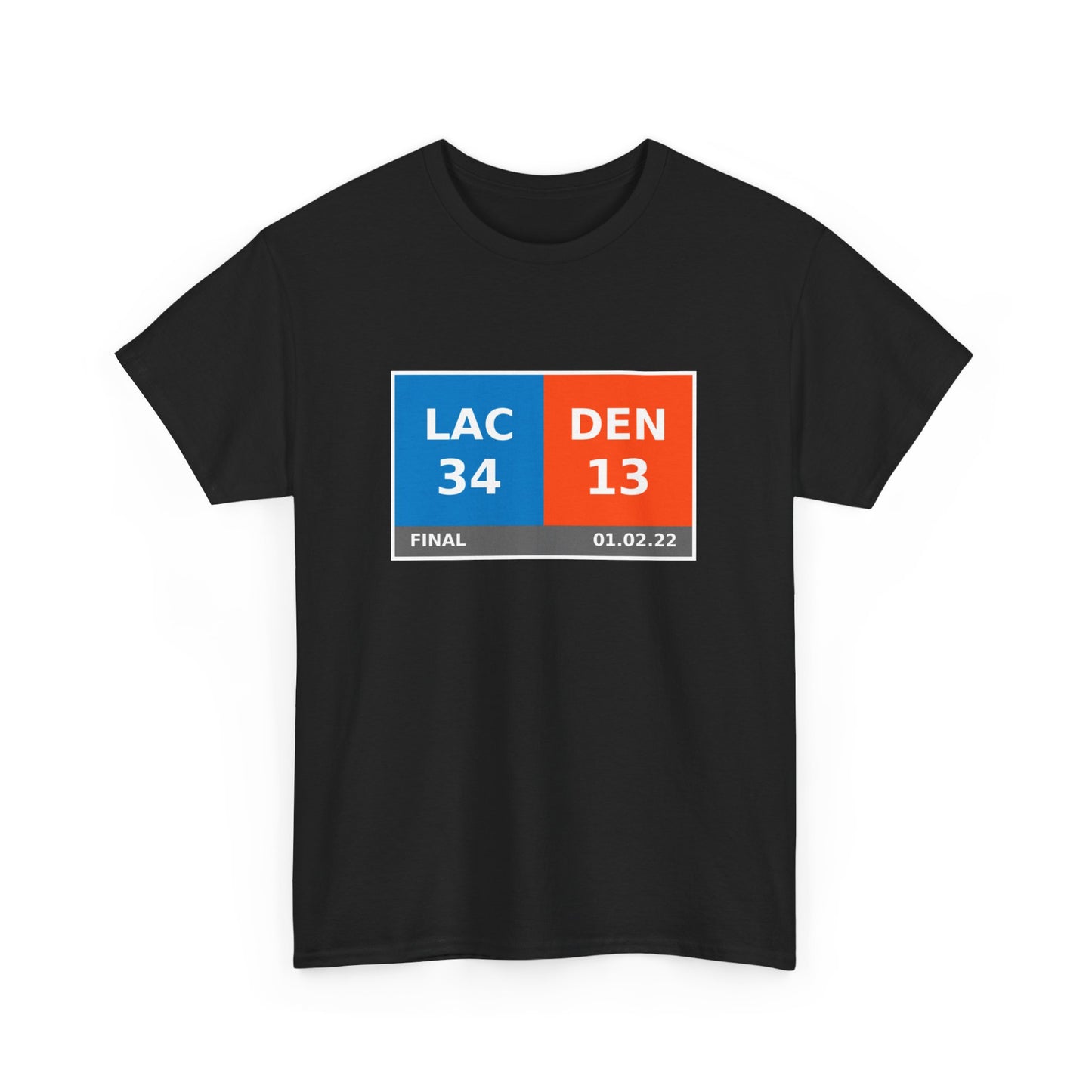 LAC vs DEN Scoreboard Tee 01.02.22