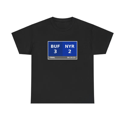 BUF vs NYR Scoreboard Tee 04.10.23