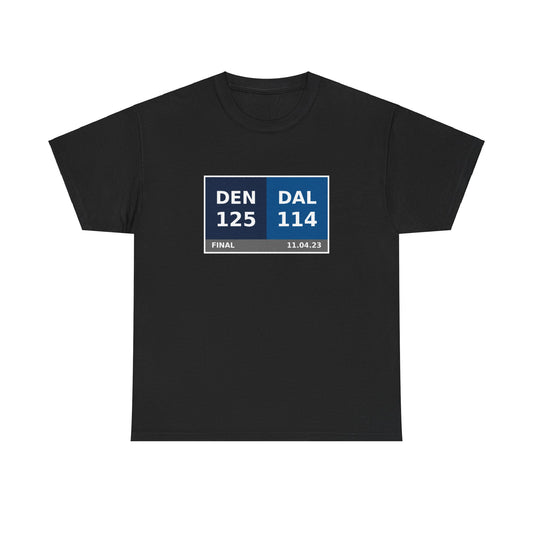 DEN vs DAL Scoreboard Tee 11.04.23