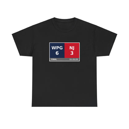 WPG vs NJ Scoreboard Tee 11.15.23