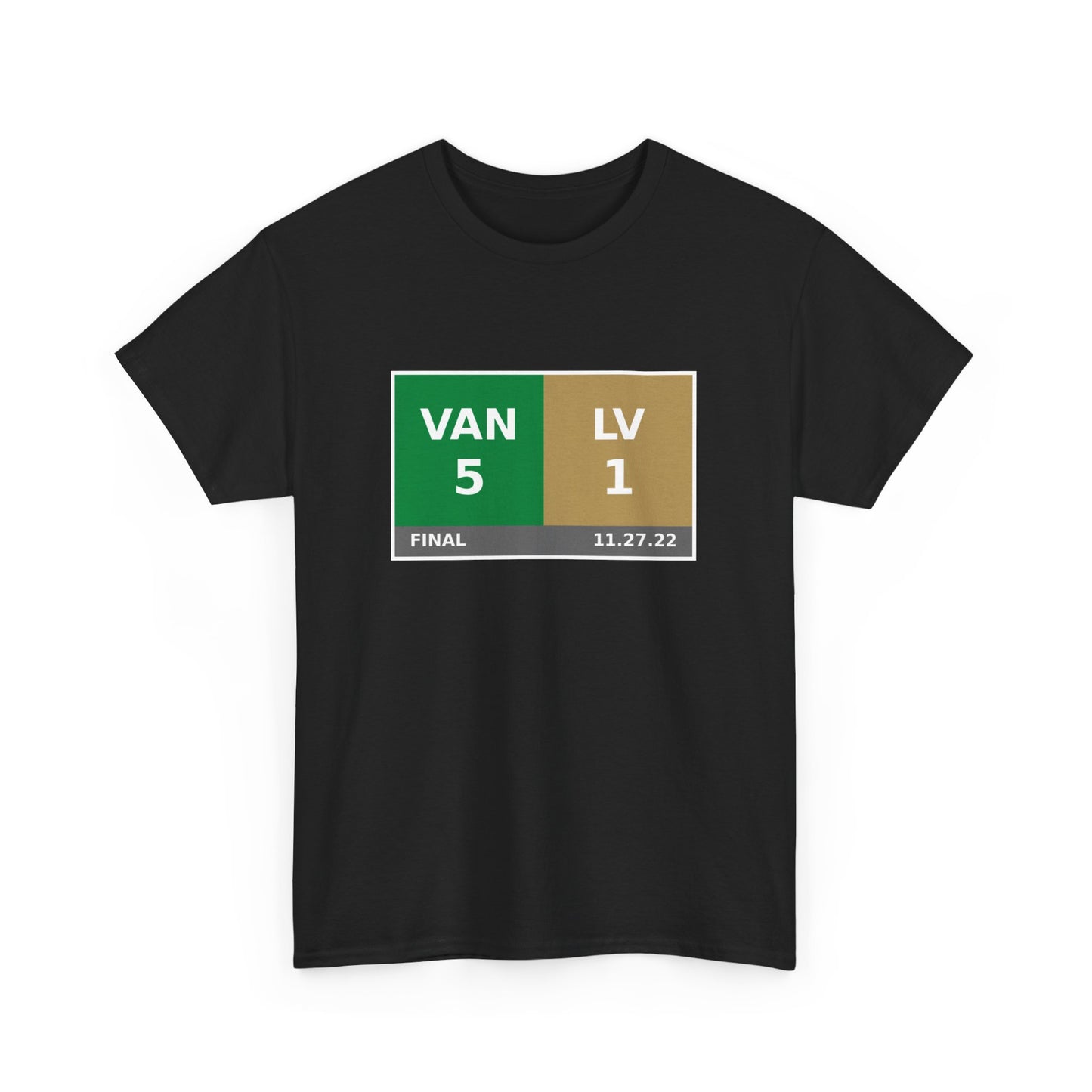 VAN vs LV Scoreboard Tee 11.27.22