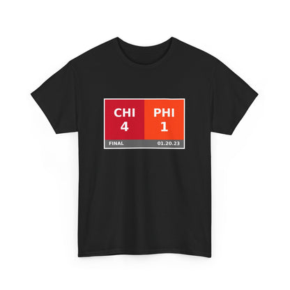 CHI vs PHI Scoreboard Tee 01.20.23