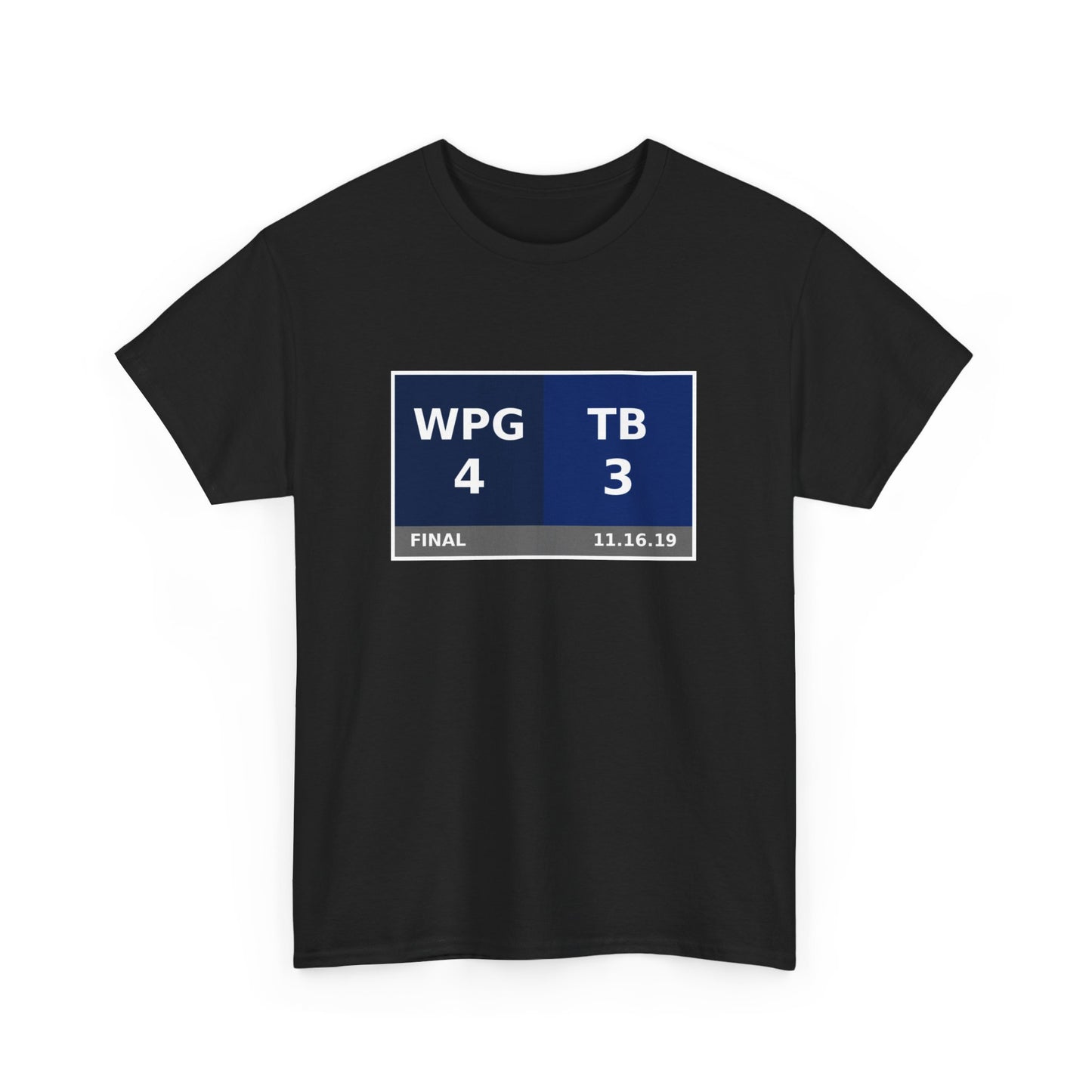 WPG vs TB Scoreboard Tee 11.16.19