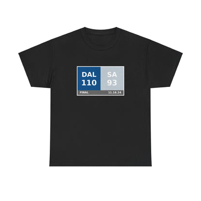 DAL vs SA Scoreboard Tee 11.16.24