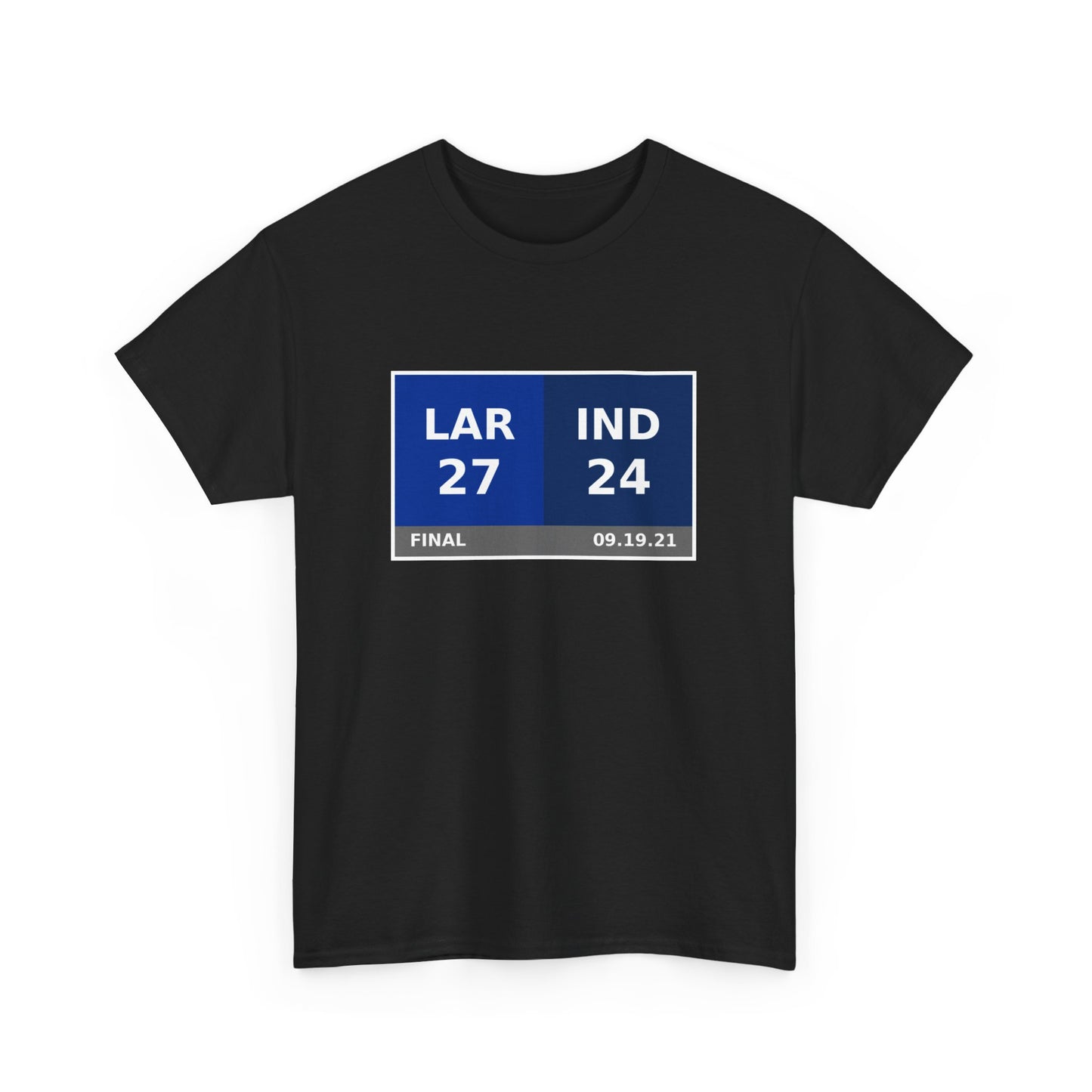 LAR vs IND Scoreboard Tee 09.19.21