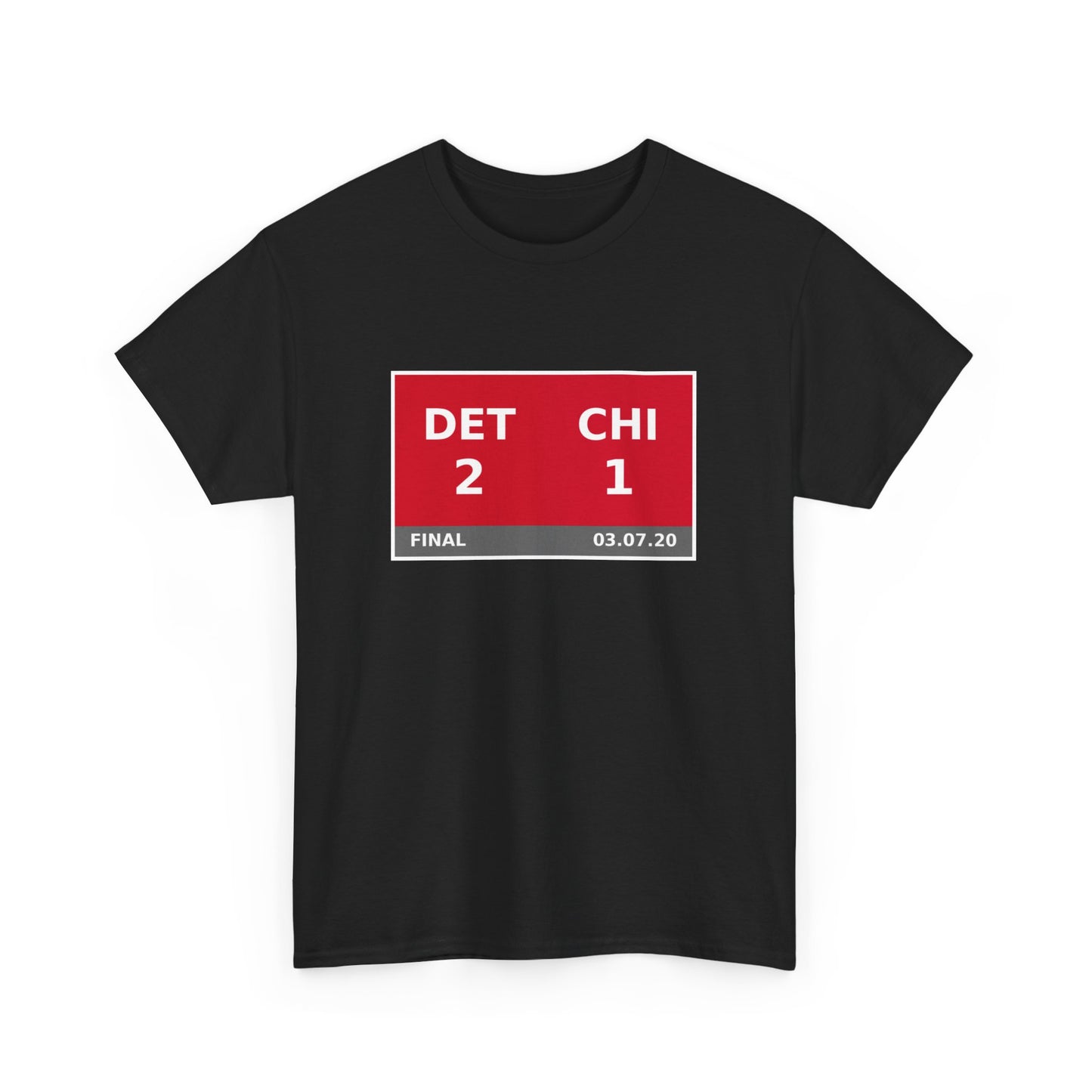 DET vs CHI Scoreboard Tee 03.07.20