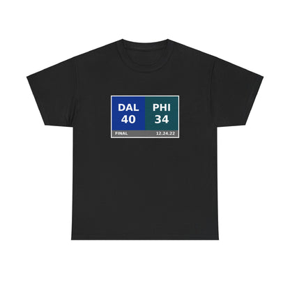 DAL vs PHI Scoreboard Tee 12.24.22