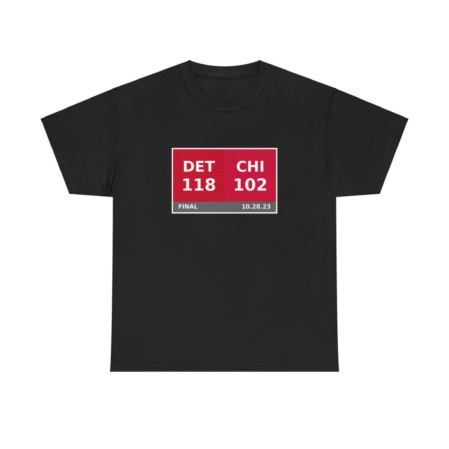 DET vs CHI Scoreboard Tee 10.28.23