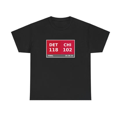 DET vs CHI Scoreboard Tee 10.28.23