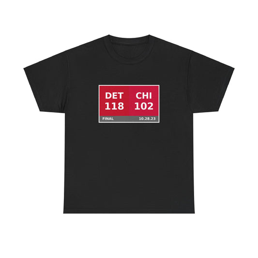 DET vs CHI Scoreboard Tee 10.28.23