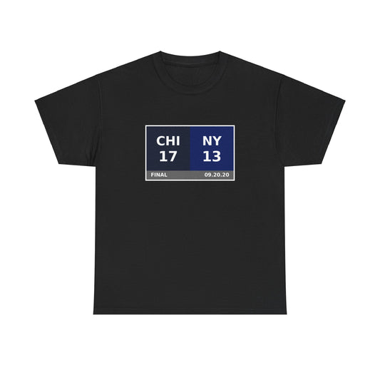 CHI vs NY Scoreboard Tee 09.20.20