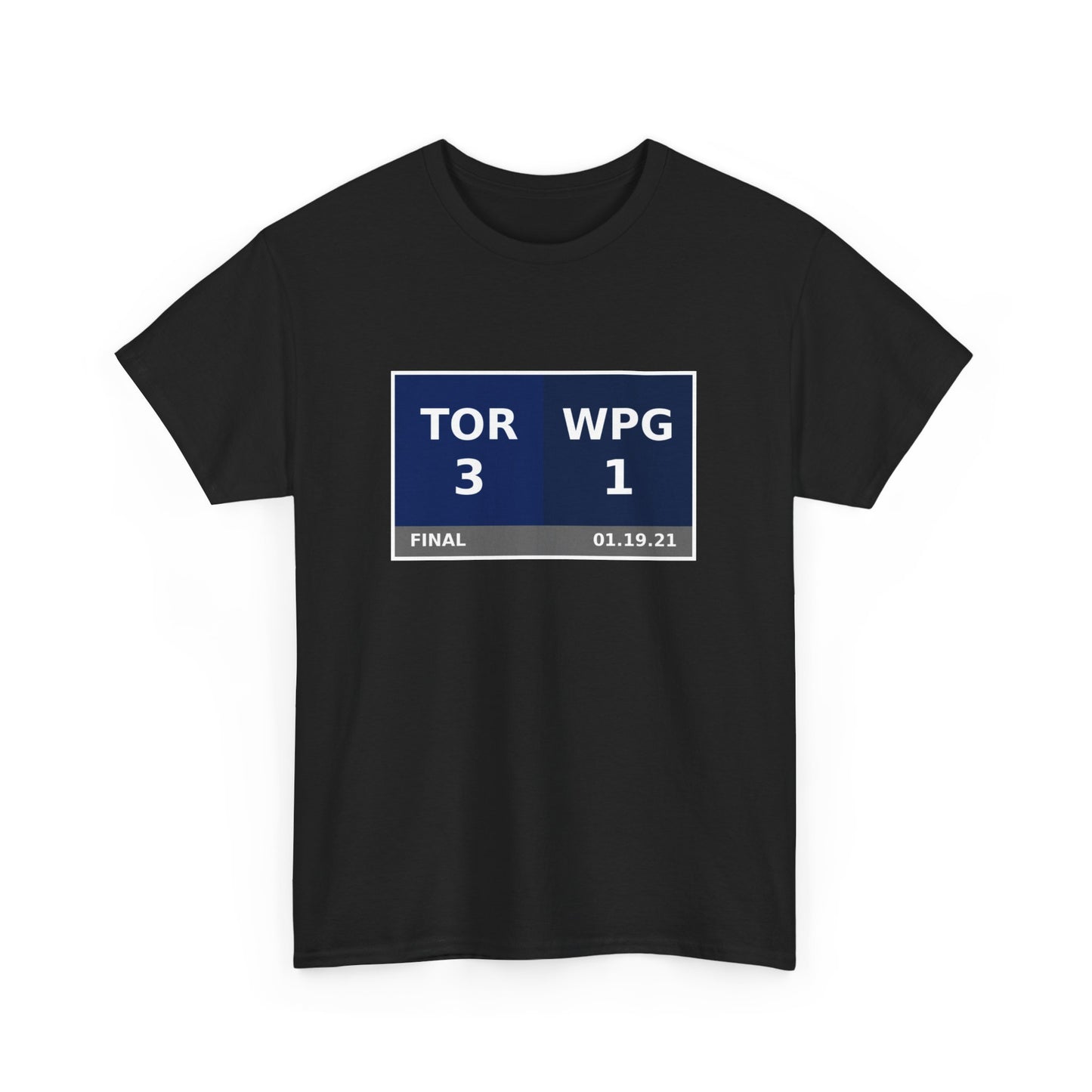 TOR vs WPG Scoreboard Tee 01.19.21