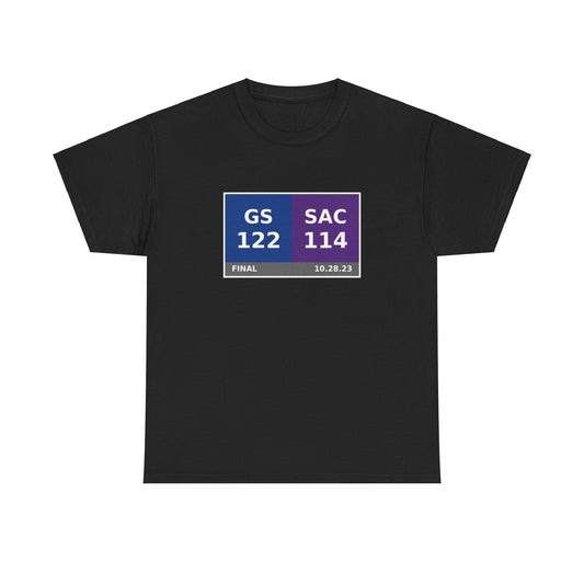 GS vs SAC Scoreboard Tee 10.28.23