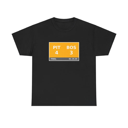 PIT vs BOS Scoreboard Tee 01.19.20