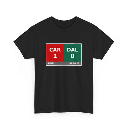 CAR vs DAL Scoreboard Tee 04.04.21