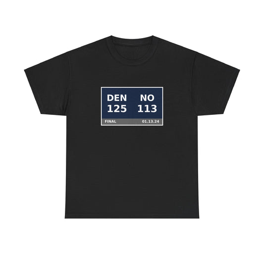 DEN vs NO Scoreboard Tee 01.13.24