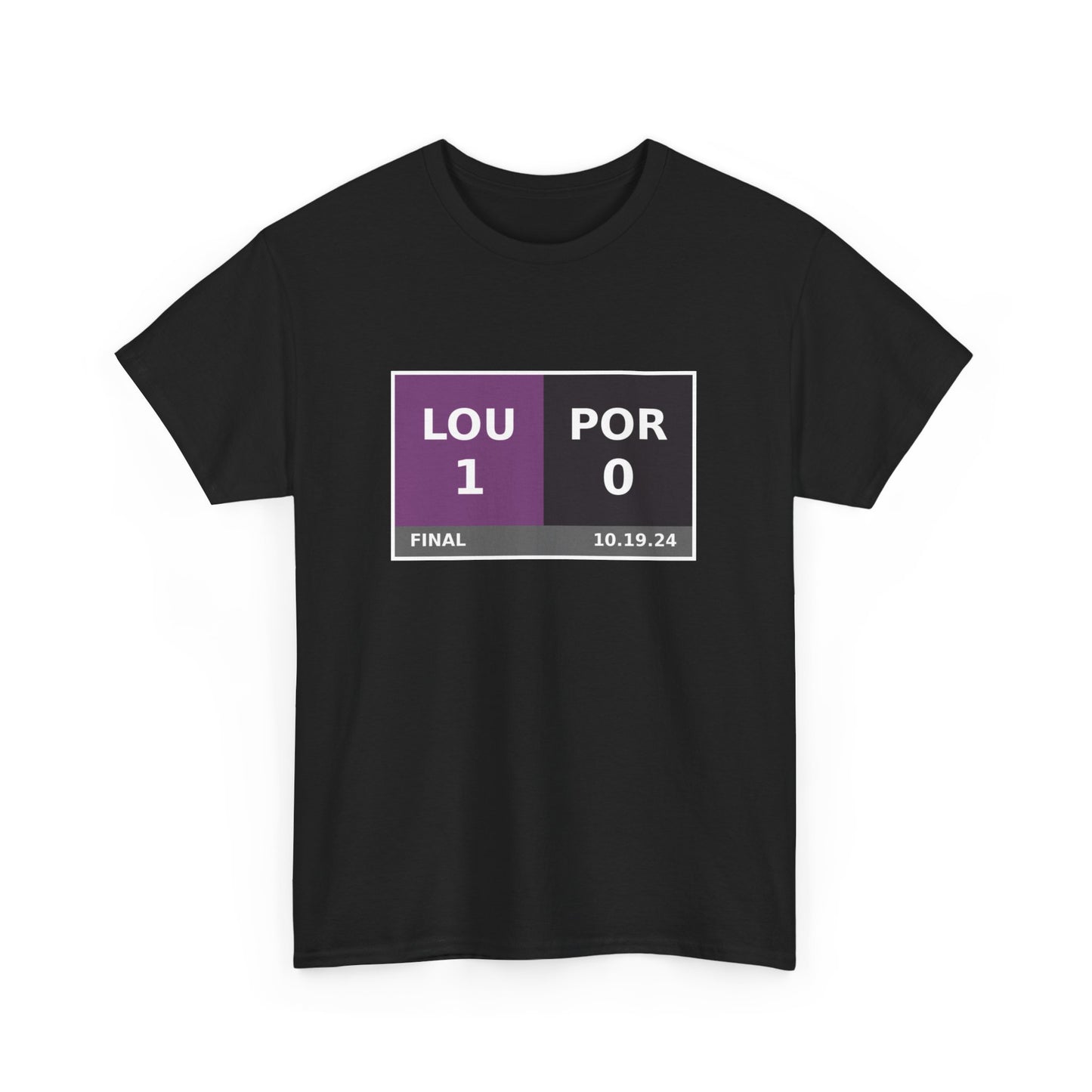 LOU vs POR Scoreboard Tee 10.19.24