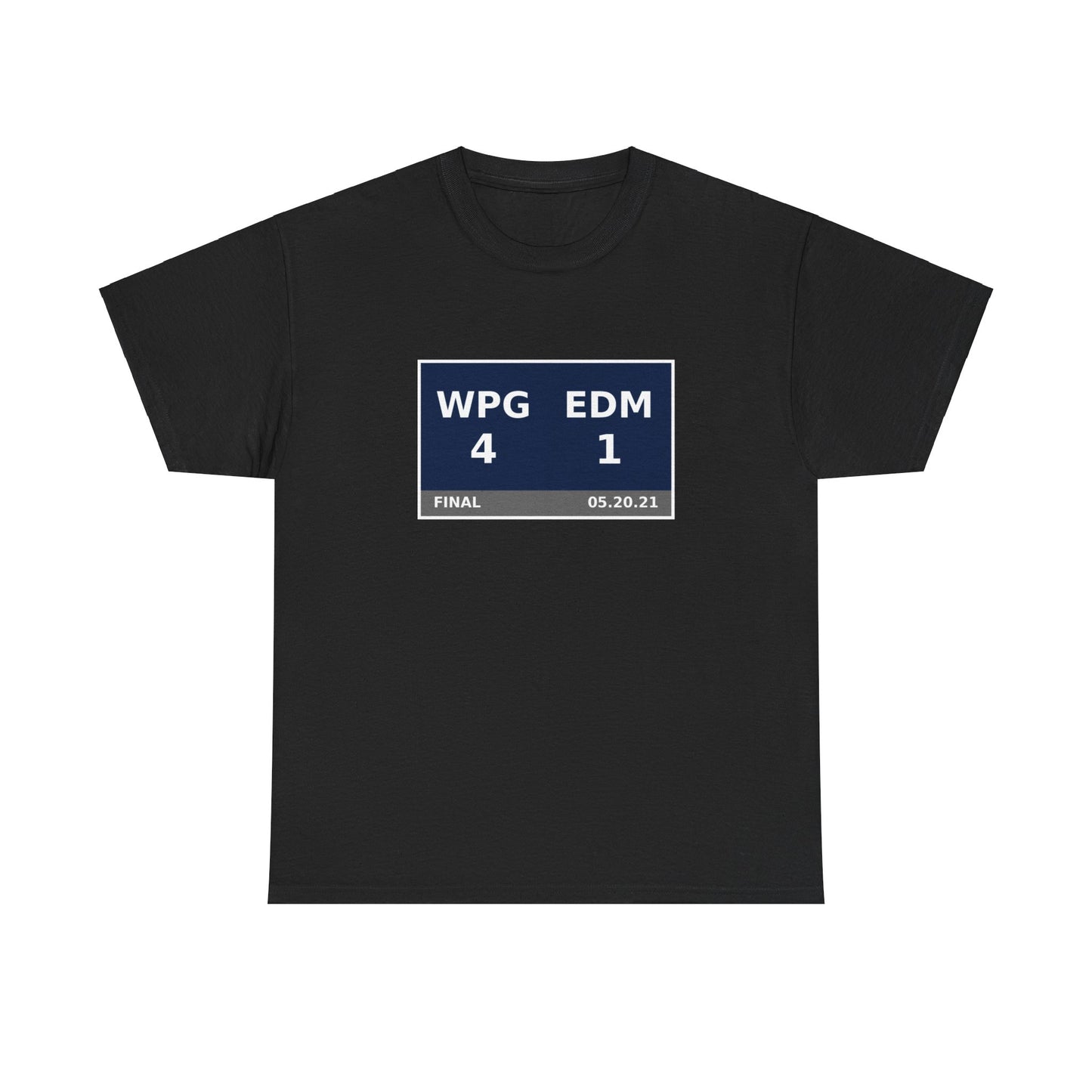 WPG vs EDM Scoreboard Tee 05.20.21