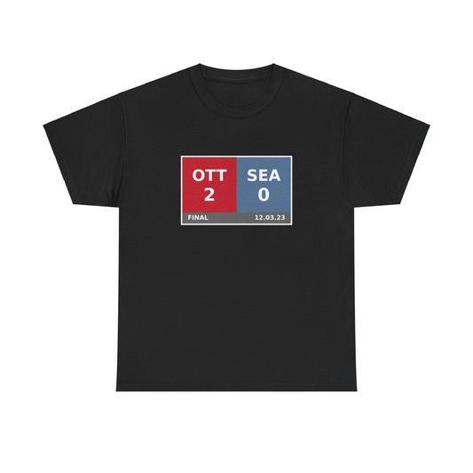 OTT vs SEA Scoreboard Tee 12.03.23