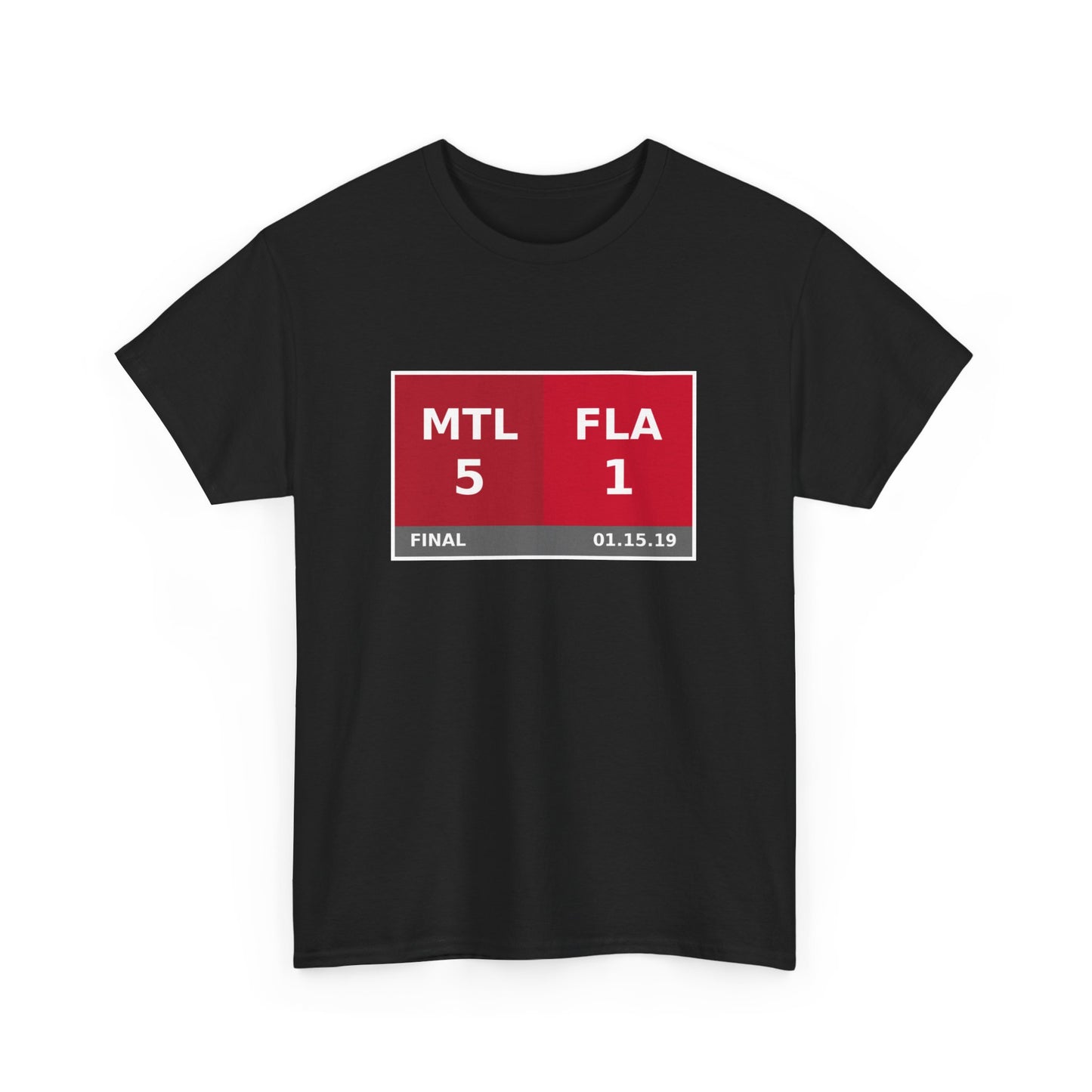 MTL vs FLA Scoreboard Tee 01.15.19