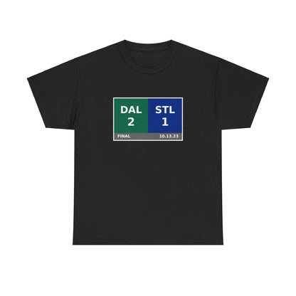 DAL vs STL Scoreboard Tee 10.13.23