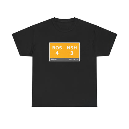 BOS vs NSH Scoreboard Tee 01.15.22