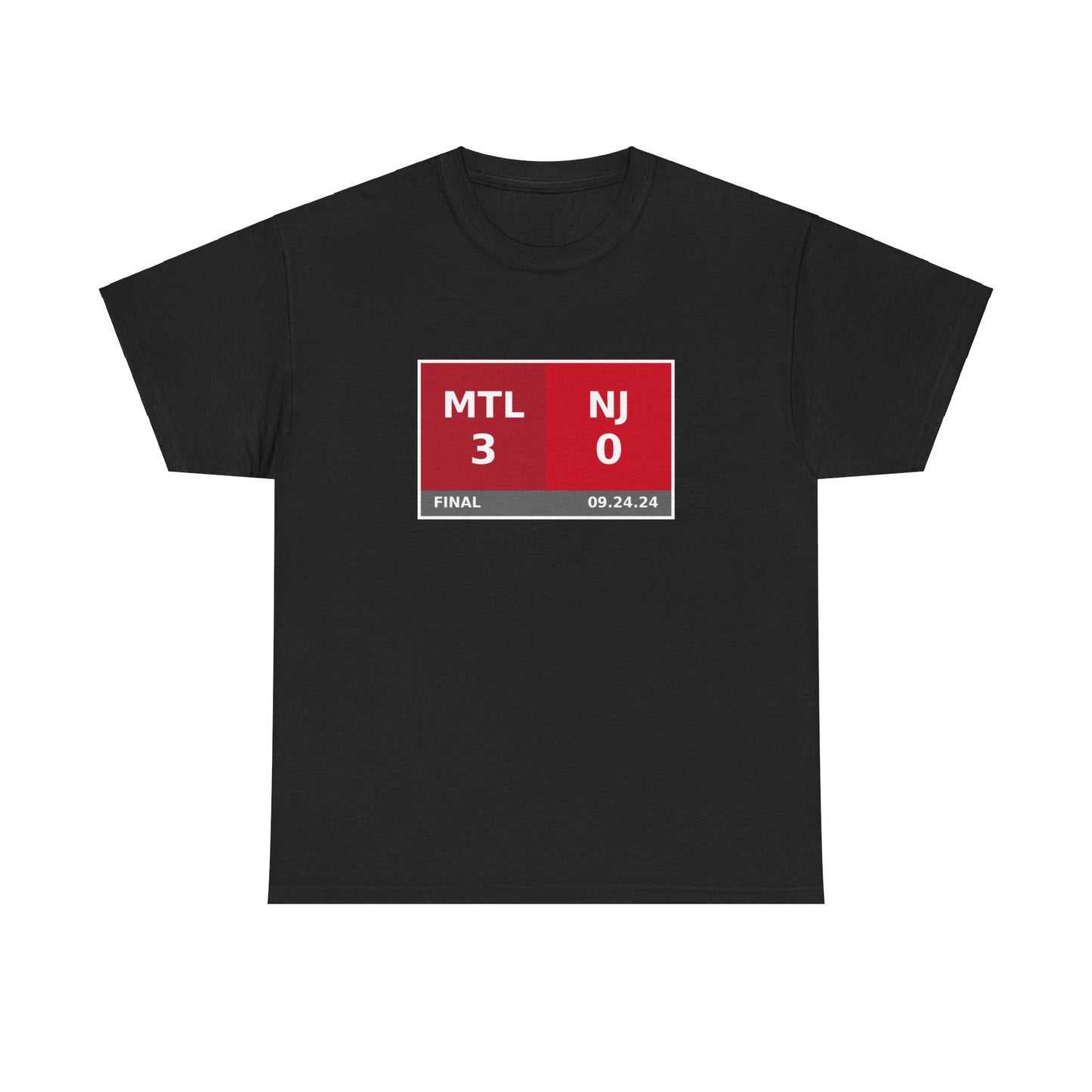 MTL vs NJ Scoreboard Tee 09.24.24