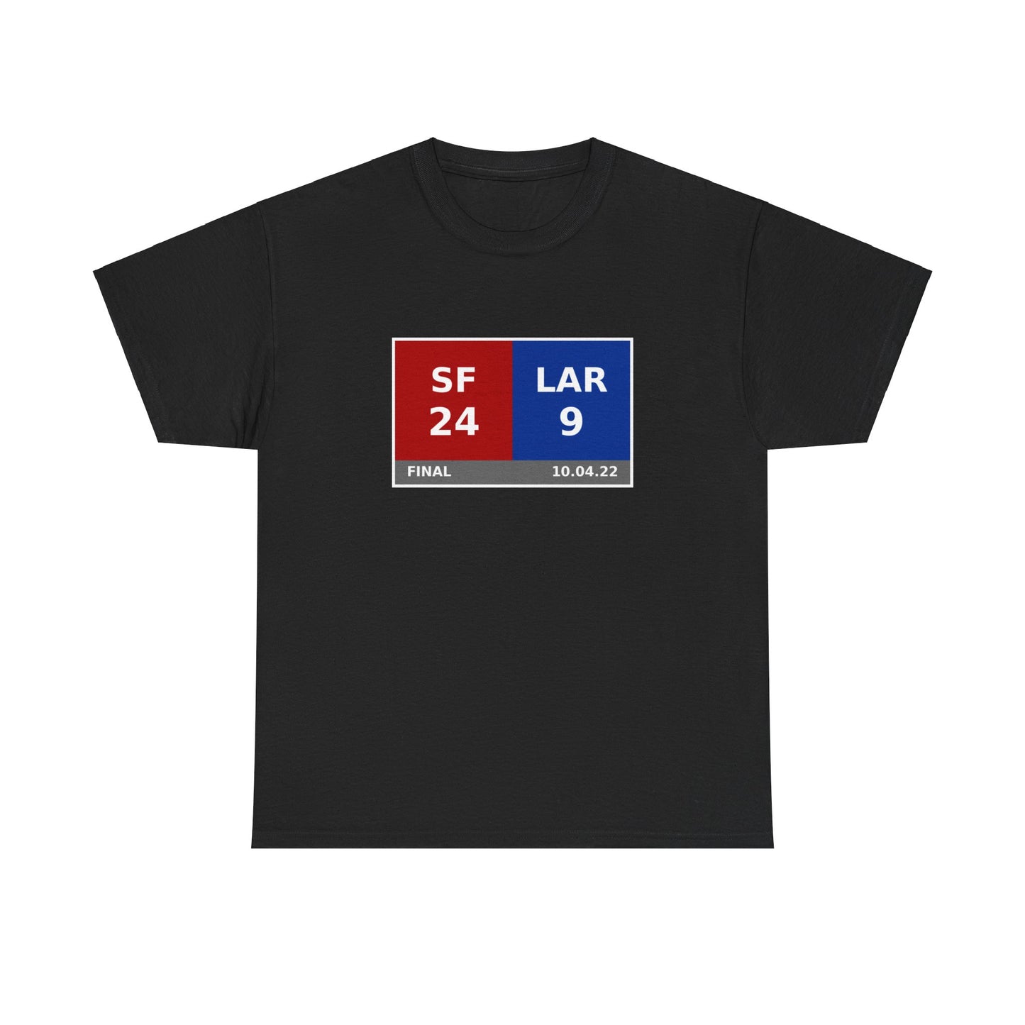 SF vs LAR Scoreboard Tee 10.04.22