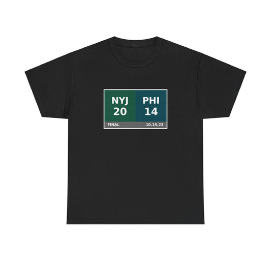 NYJ vs PHI Scoreboard Tee 10.15.23