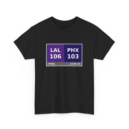 LAL vs PHX Scoreboard Tee 12.06.23