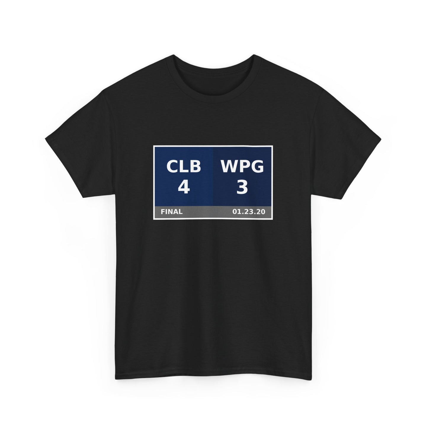 CLB vs WPG Scoreboard Tee 01.23.20