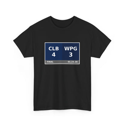 CLB vs WPG Scoreboard Tee 01.23.20