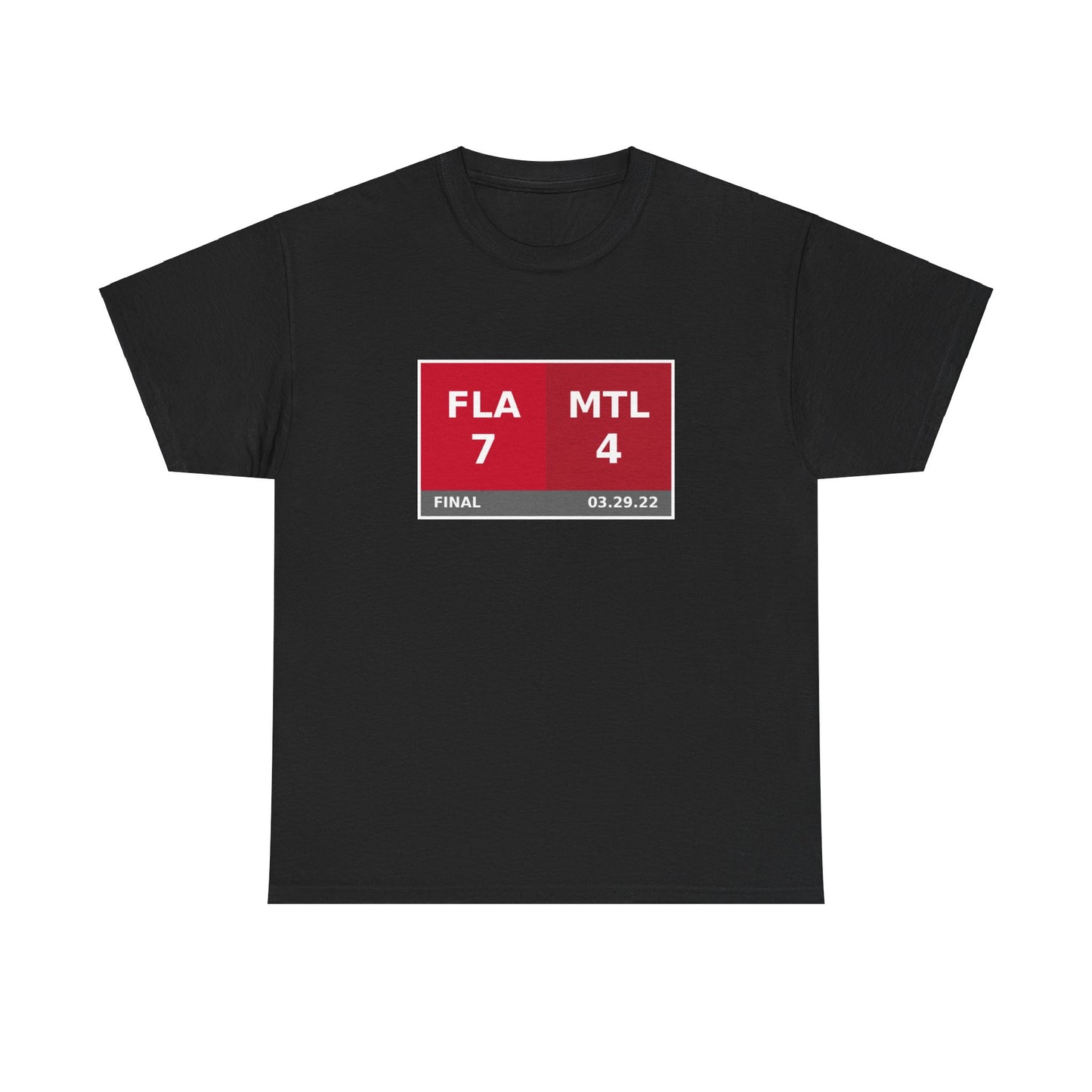 FLA vs MTL Scoreboard Tee 03.29.22