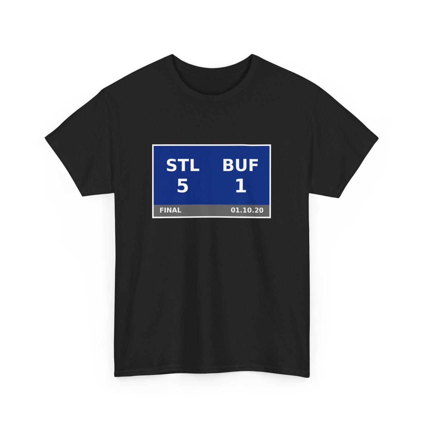 STL vs BUF Scoreboard Tee 01.10.20