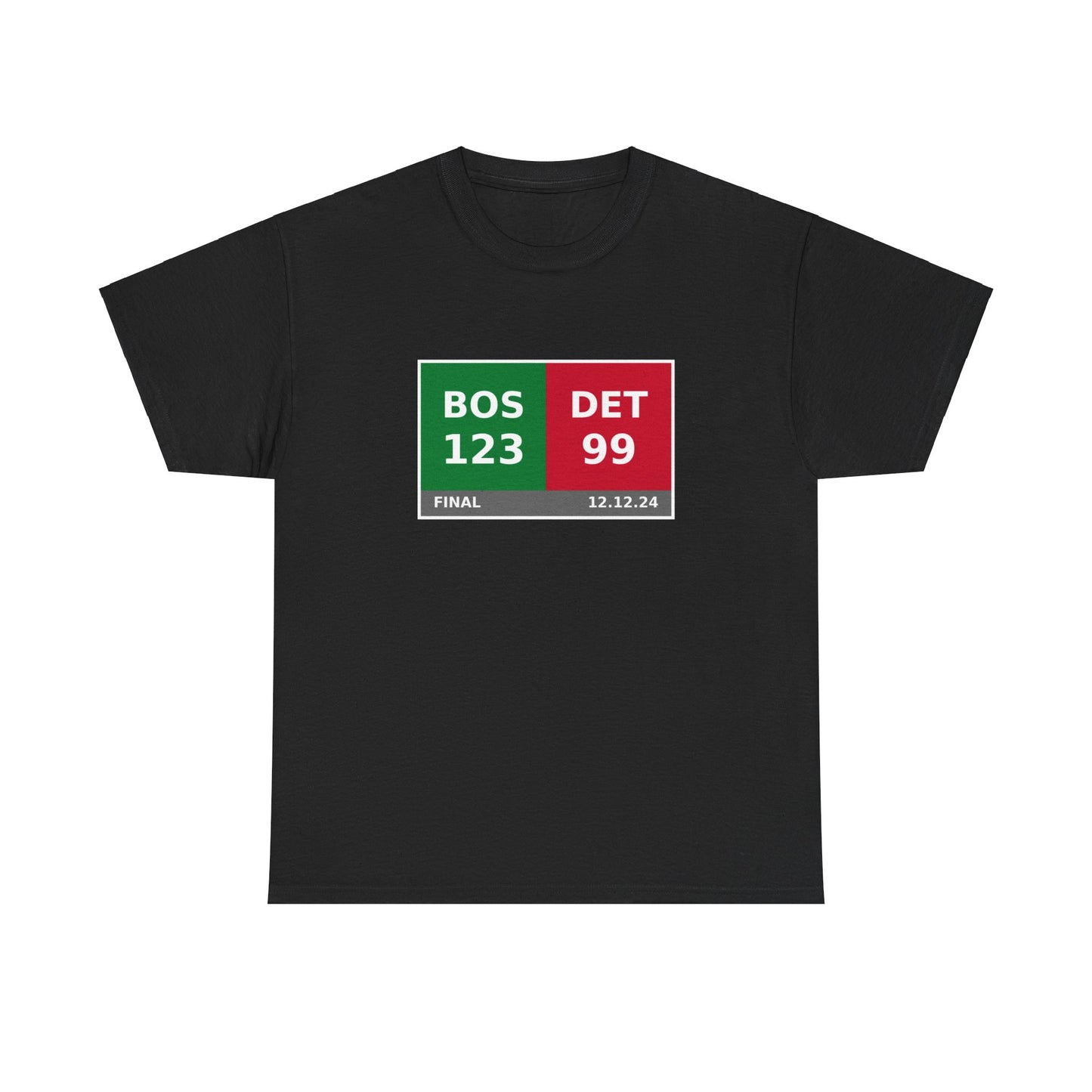 BOS vs DET Scoreboard Tee 12.12.24