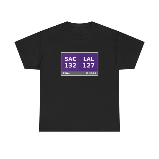 SAC vs LAL Scoreboard Tee 10.30.23