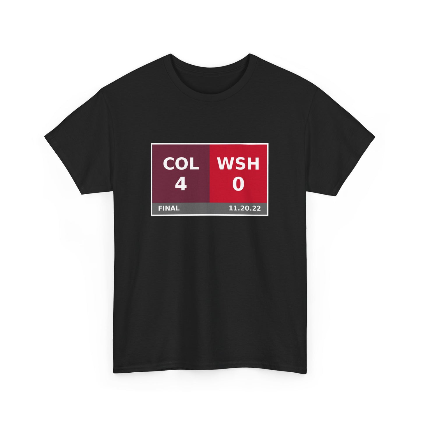 COL vs WSH Scoreboard Tee 11.20.22