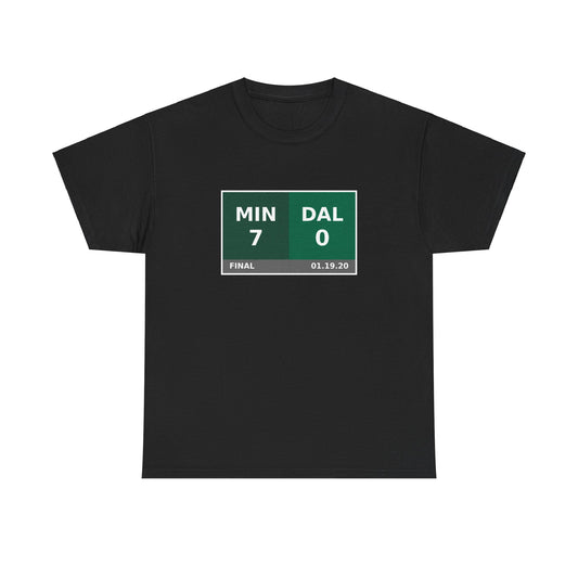 MIN vs DAL Scoreboard Tee 01.19.20