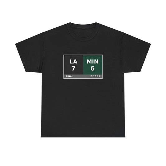 LA vs MIN Scoreboard Tee 10.16.22