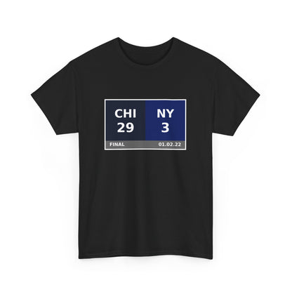 CHI vs NY Scoreboard Tee 01.02.22