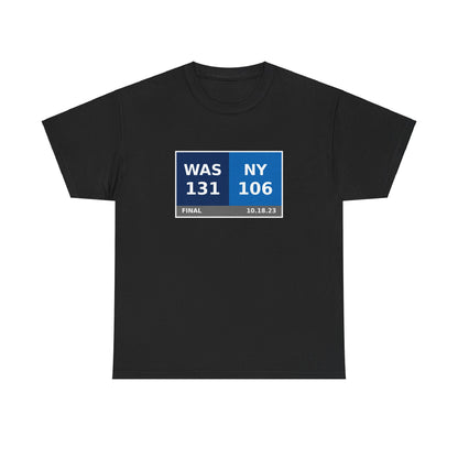 WAS vs NY Scoreboard Tee 10.18.23